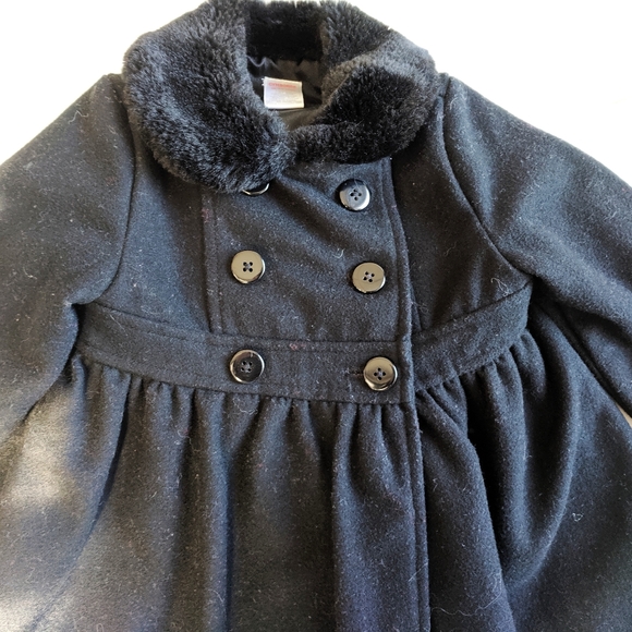 EUC Gymboree girl toddler pea coat size 18-24 months - Picture 3 of 7